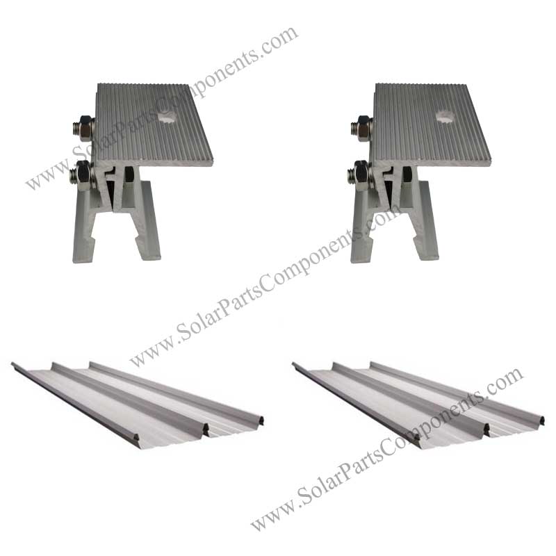 solar rib metal roof clamps