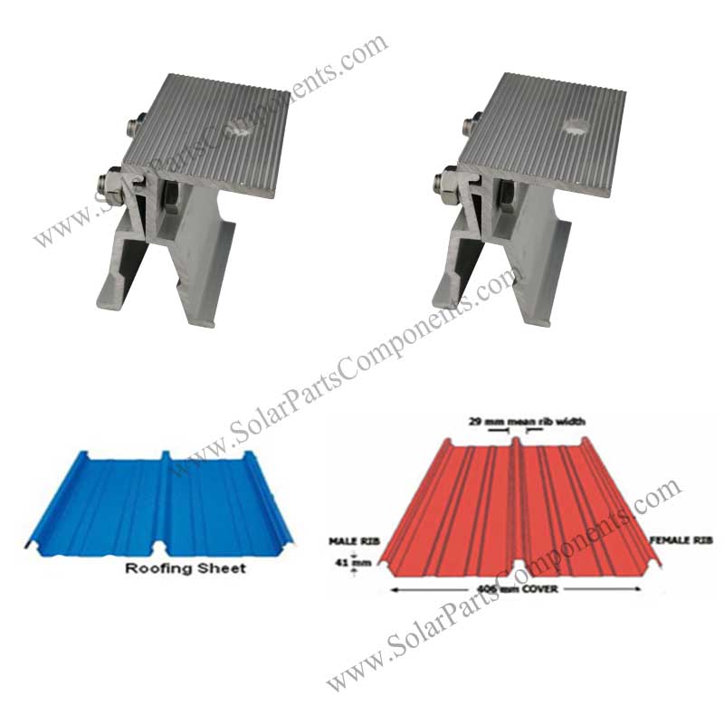 rib brackets for solar panel