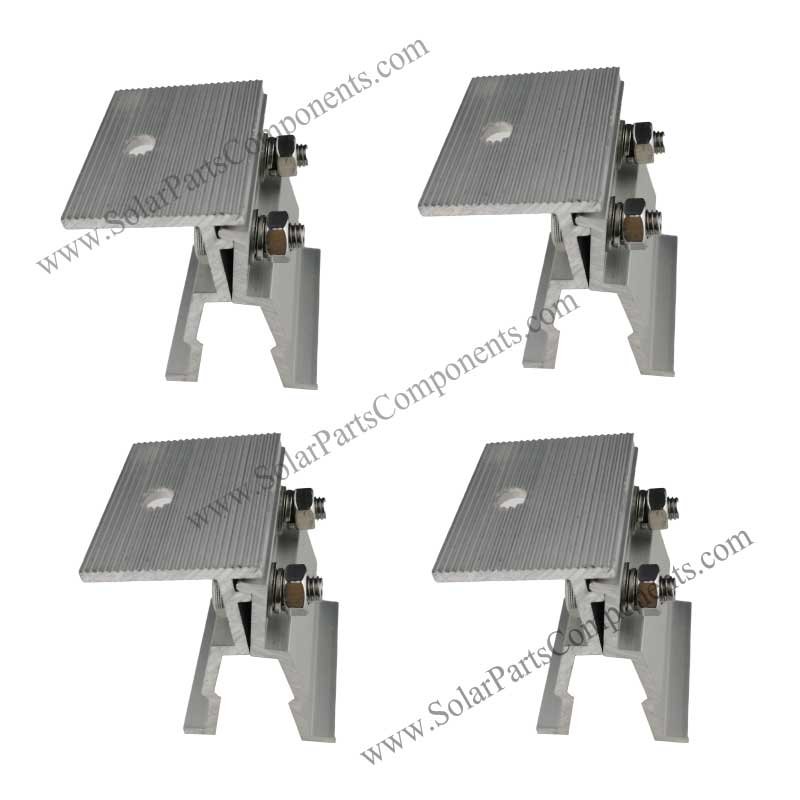 solar roof clamps for rib roofing sheet