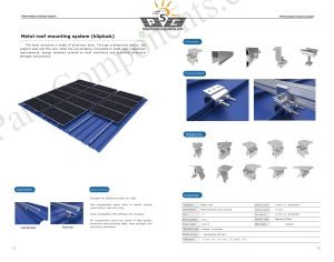 Metal roof mounting system ( kliplock )