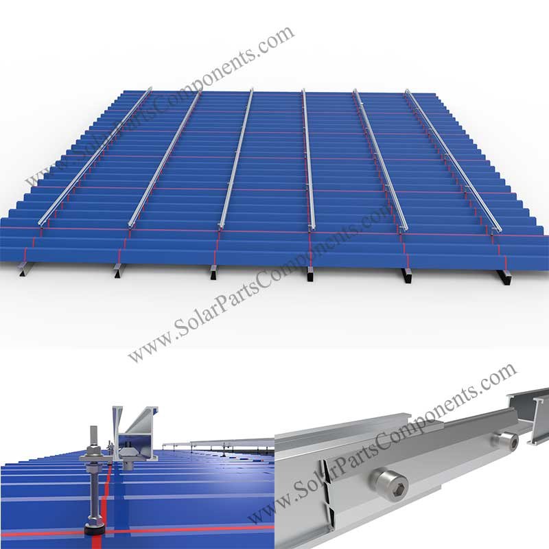 metal roof solar mounts with hanger bolts factory