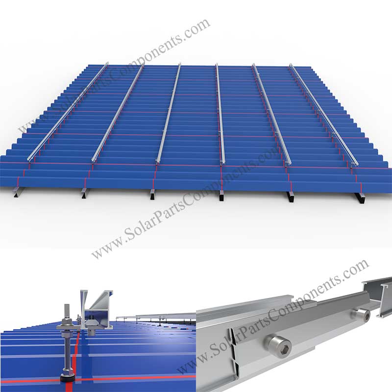 metal roof solar mounts with hanger bolts factory