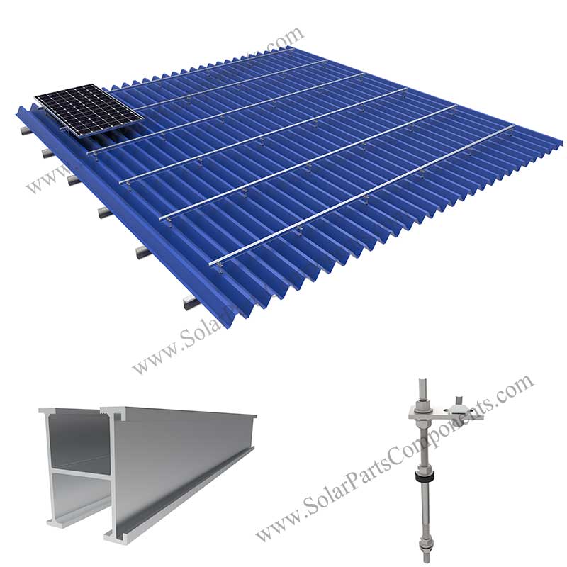 metal roof solar mounting systems with hanger bolts