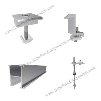 metal roof solar mounting systems with hanger bolts wholesale