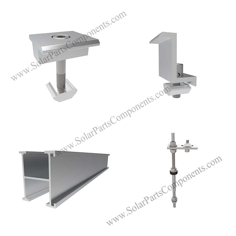 metal roof solar mounting systems with hanger bolts wholesale