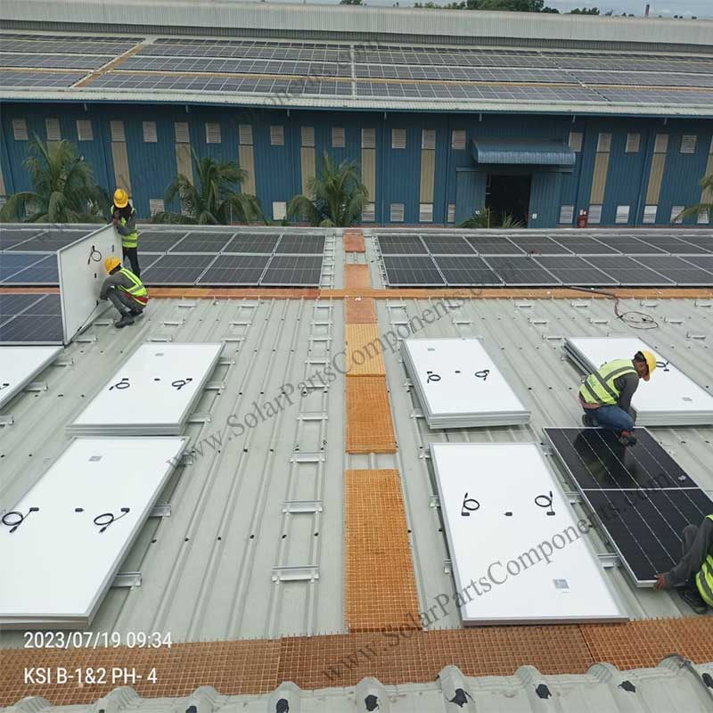 Solar Rooftop FRP Walkway