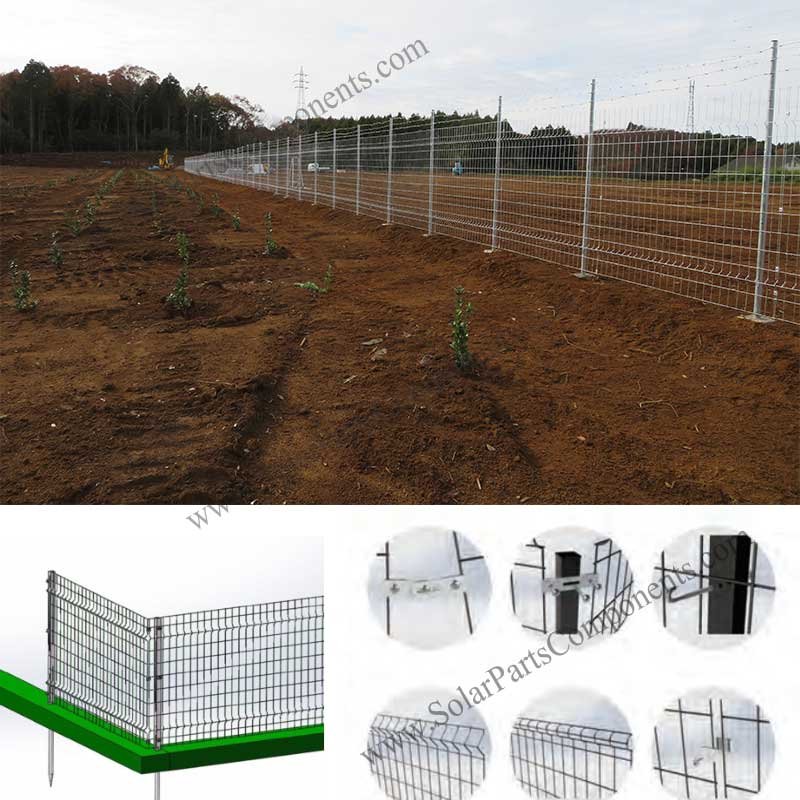 galvanized fence for solar power