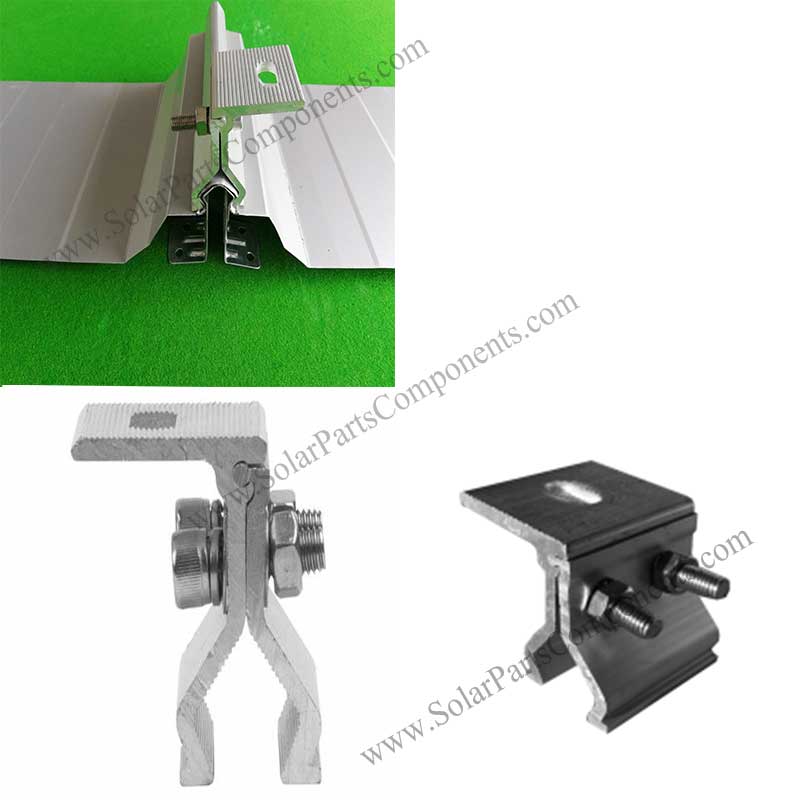 Standing seam solar clamp of aluminum alloy