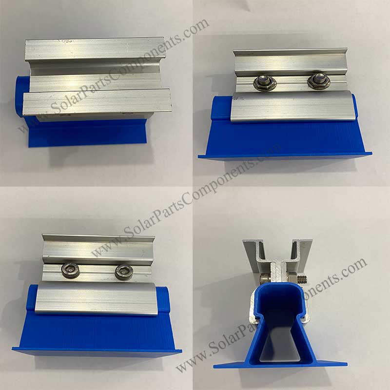 Aluminium metal roof clamp supplier