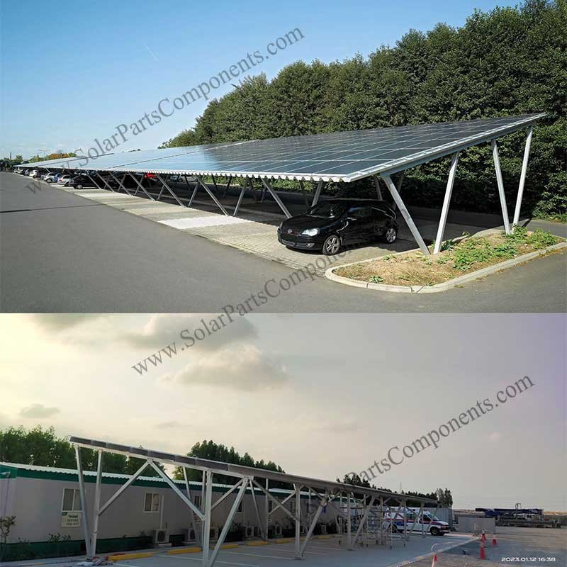 bipv waterproof solar carport