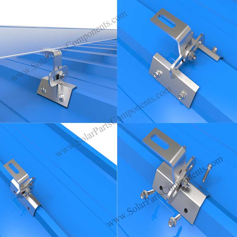 metal roof solar clamp of universal supplier