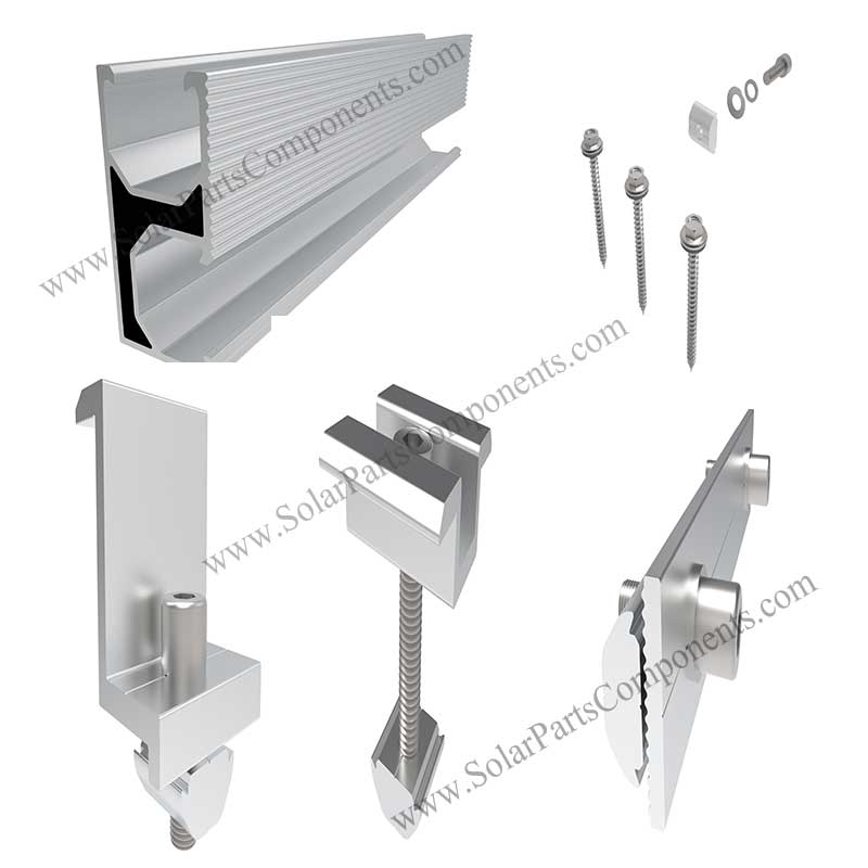 Adjustable solar tile roof hooks supplier