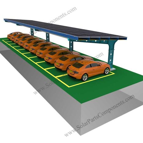 BIPV Waterproof Solar Carport HDG