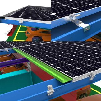 BIPV Waterproof Solar Carport