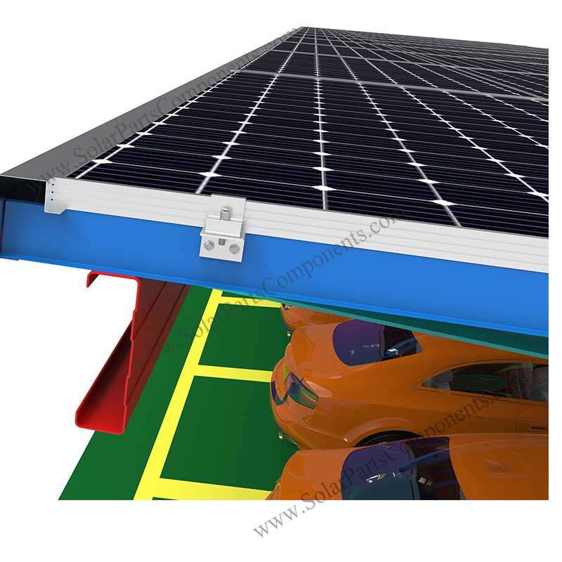 BIPV Waterproof Solar Carport Garages