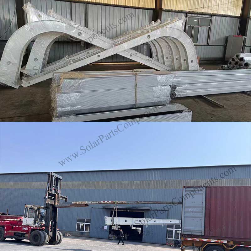 waterproof solar carport shipment