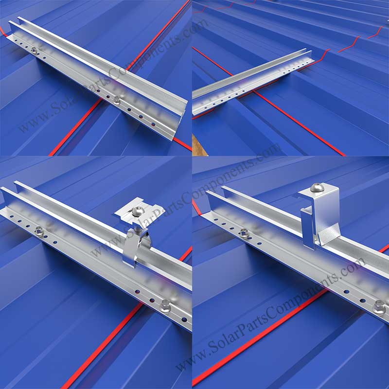 trapezoidal sheet metal rail