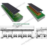 Residential solar carport