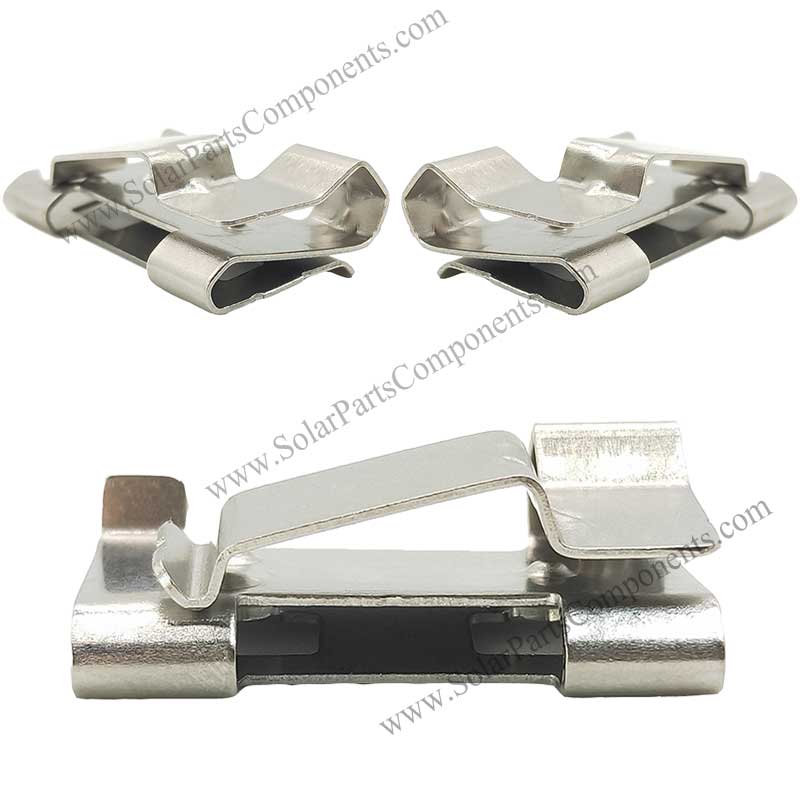 90°solar cable clips