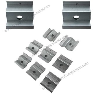 PV panel end clamps with earthing manufacturer