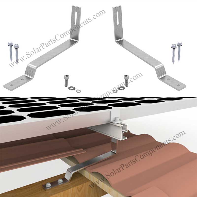 solar panel brackets for tile roof supplier