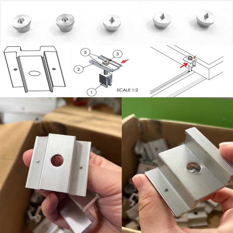 solar clamp with earthing wholesale