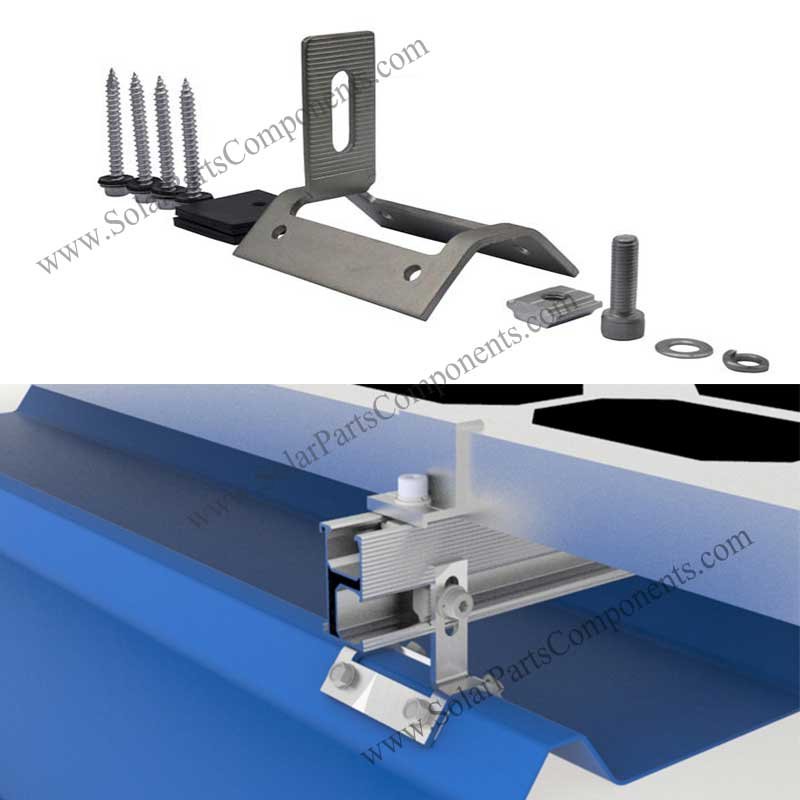 Trapezoidal Metal Roof Clamps For Solar Panel supplier