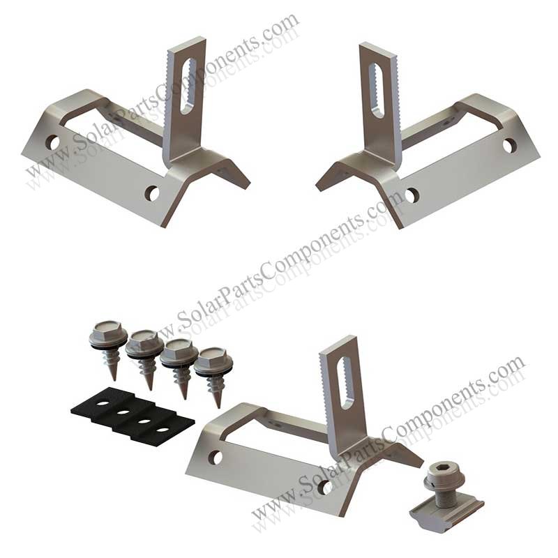 Trapezoidal Metal Roof Clamps For Solar Panel