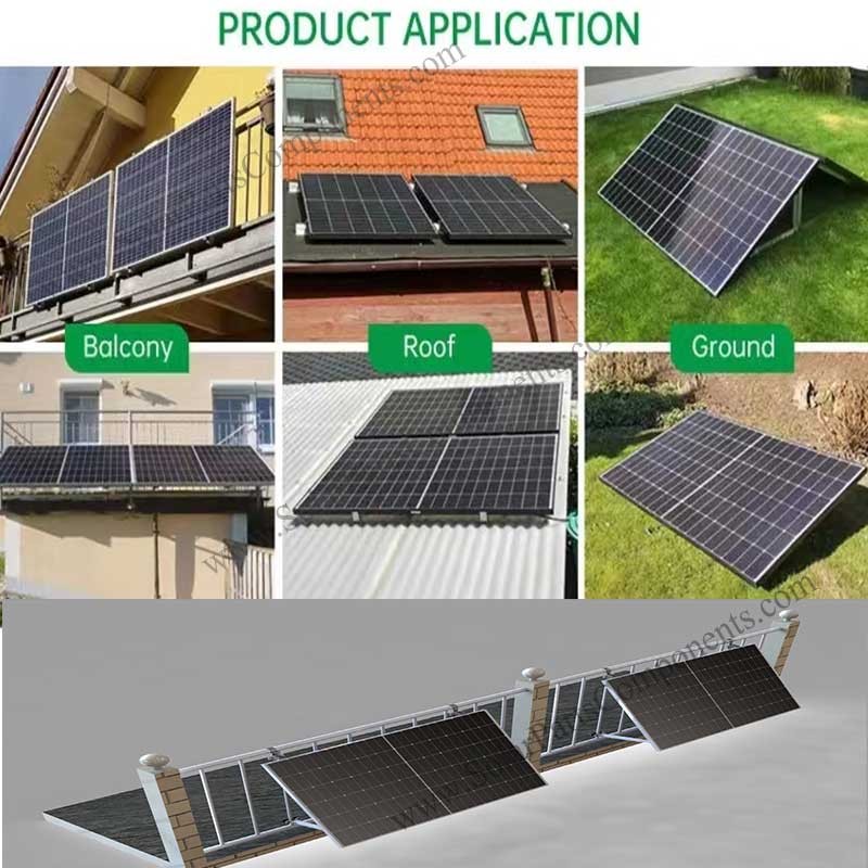 600W Balcony solar systems