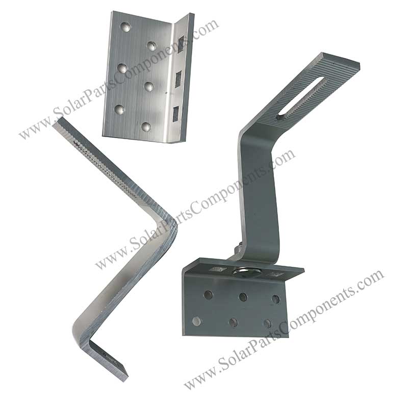 Tile roof brackets for solar mounting