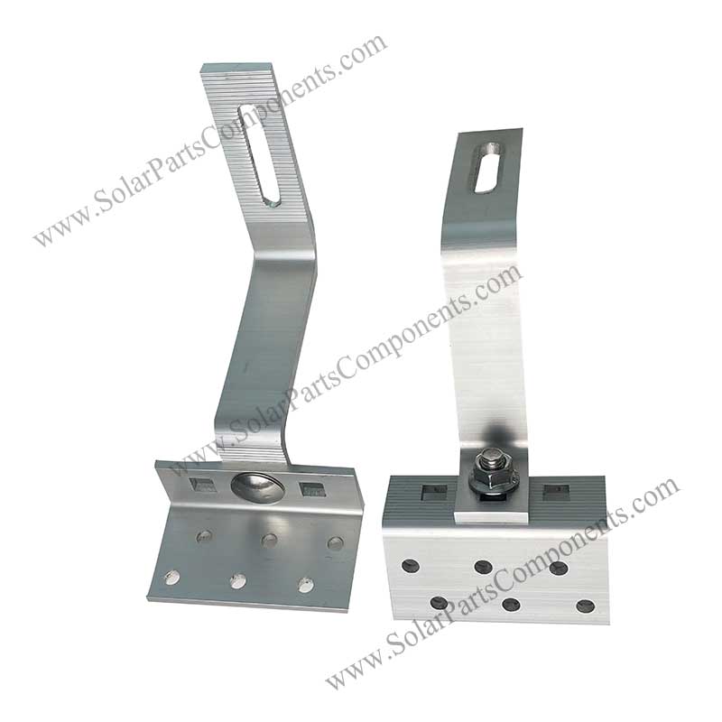 Tile roof brackets for solar panel