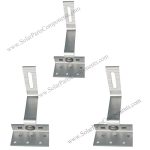 Tile roof brackets for solar