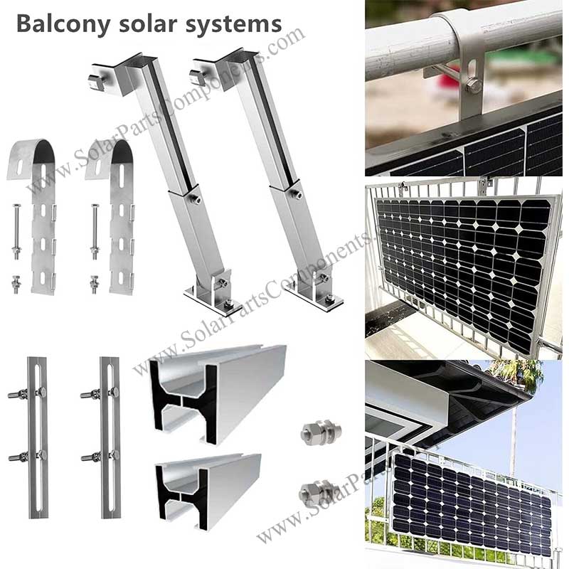 Aluminum adjustable balcony system