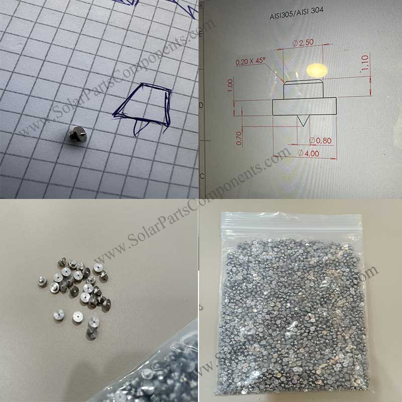 solar grounding pin for mid clamp factory