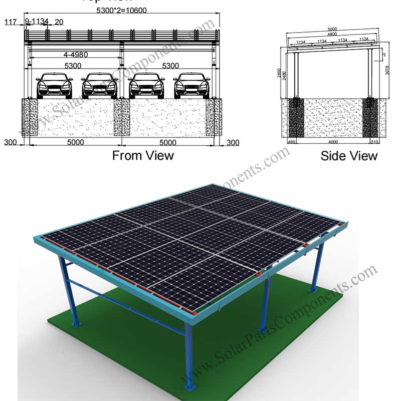 solar pergola carports