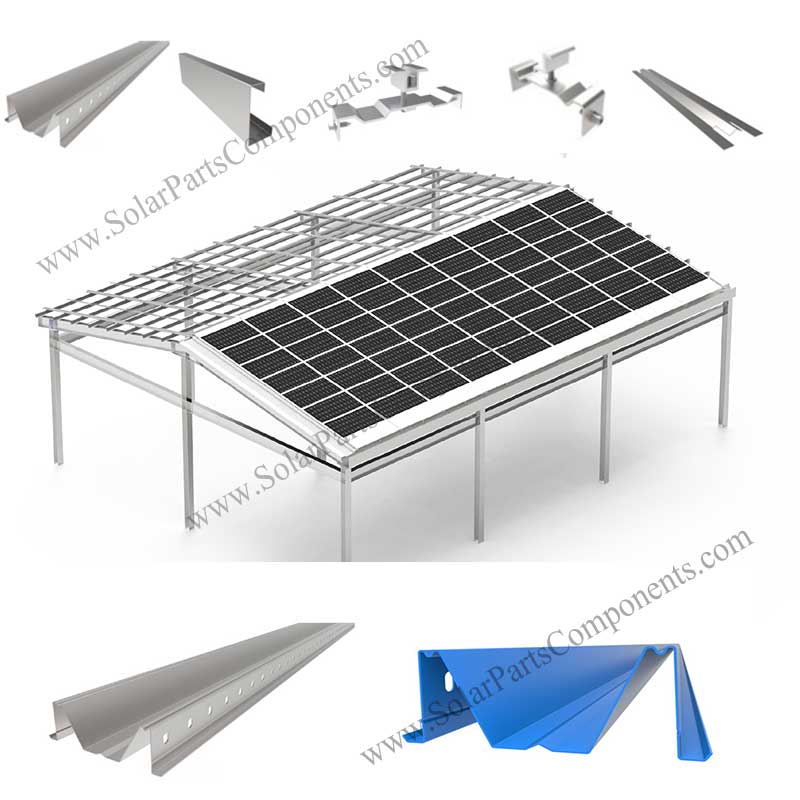 Waterproof Solar structure for Pergola greenhouse