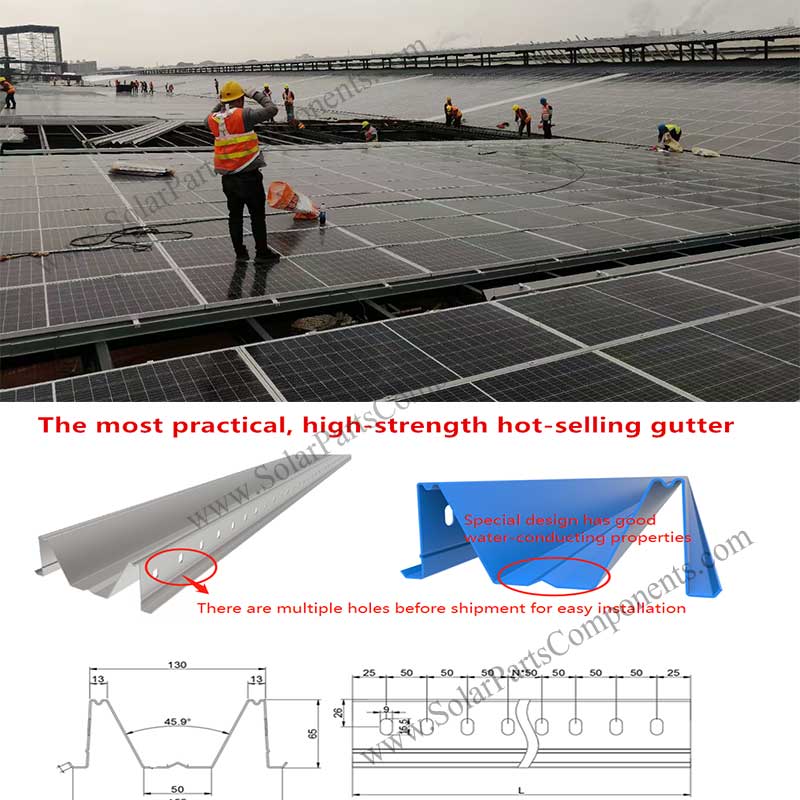 solar waterproof structure for roof