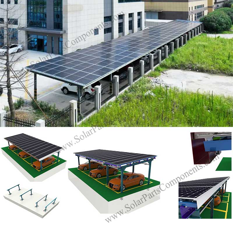 2 cars Solar PV carport