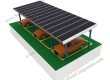 Four poles solar carport