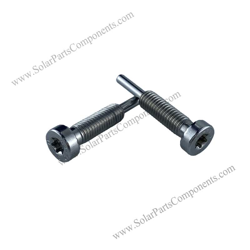 Torx head screws for solar clamp