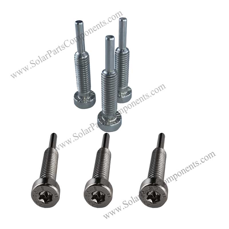 Torx head screws for solar installation