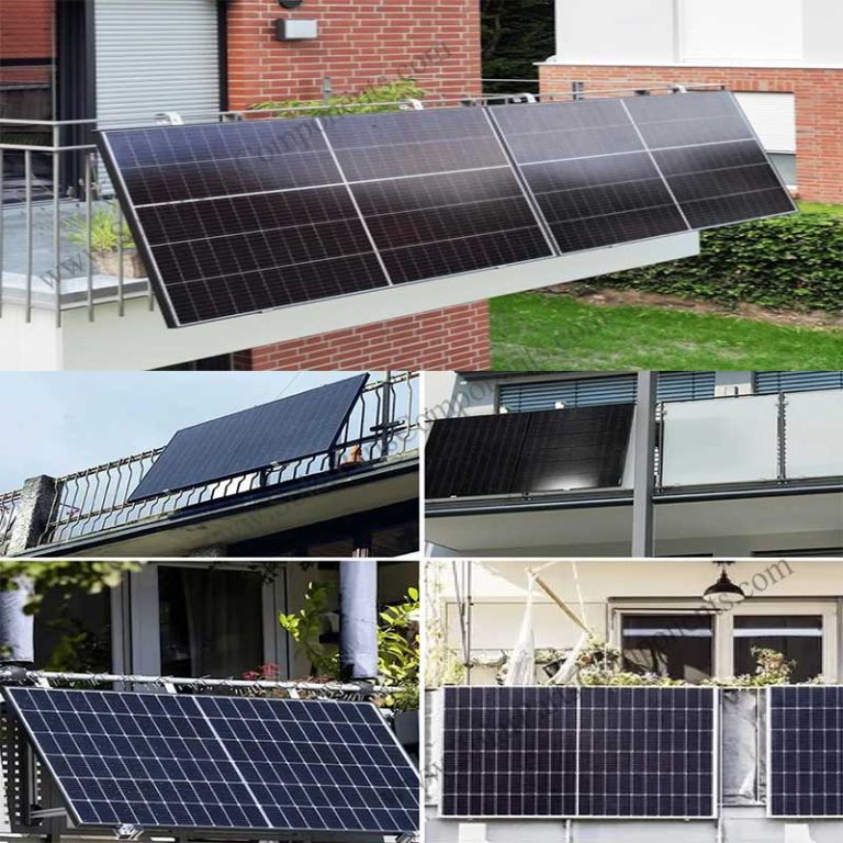 Balcony adjustable solar racking kit