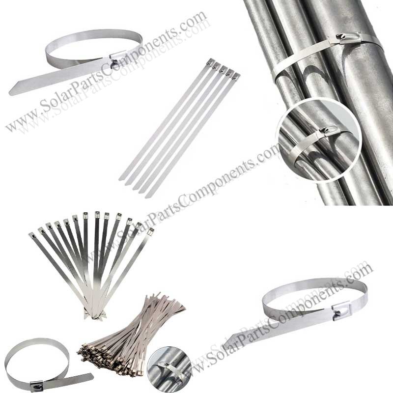 Stainless Steel Cable Ties for pv mounts