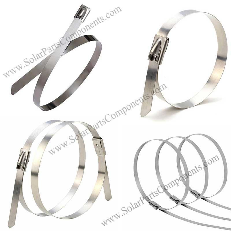 Stainless Steel Cable Ties for Solar mounts