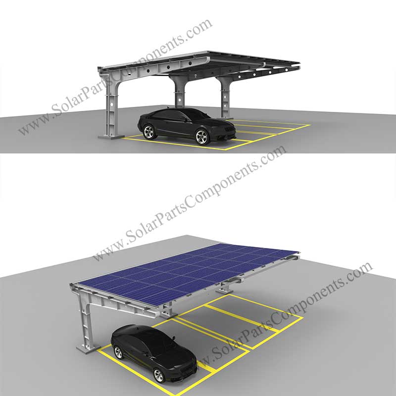 Waterproof carport 4 cars