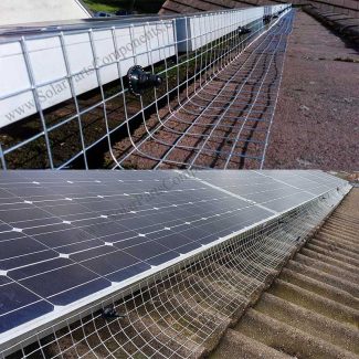 Solar panel bird guard manufacture