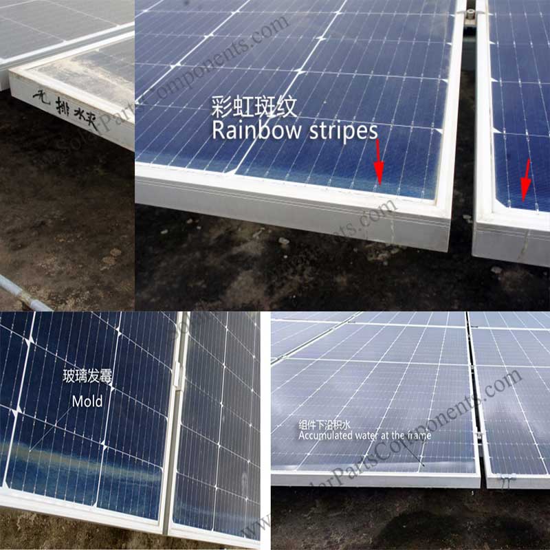 solar panels water drain clips