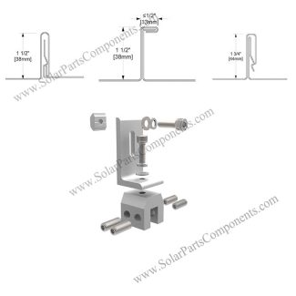 Versatile standing seam clamp