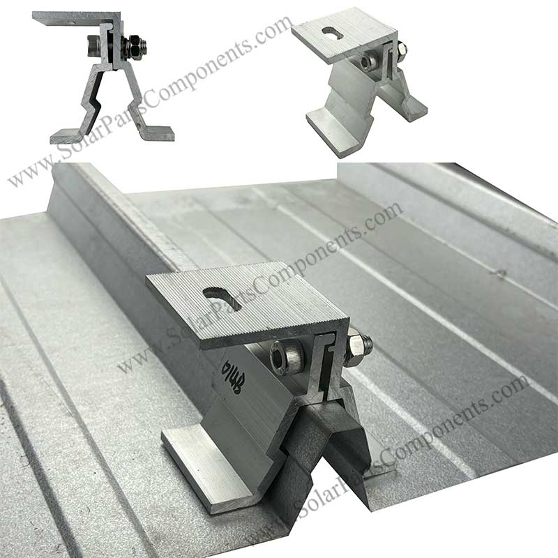 Clamp for rib metal roof