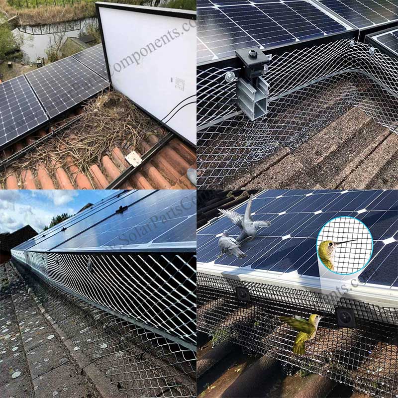 Solar Panel Bird Wire